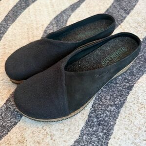 NWOT Stegmann Clogs Women's 8.5 Wool Leather Cork Slip On Shoes